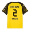 Camiseta Borussia Dortmund Yan Couto #2 Primera Equipación Replica 2025-26 mangas cortas